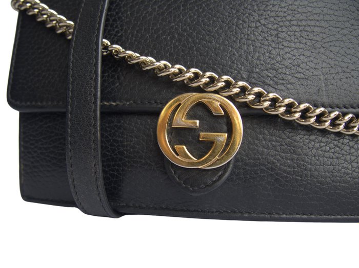 Gucci - Interlocked Wallet On Chain - Taske