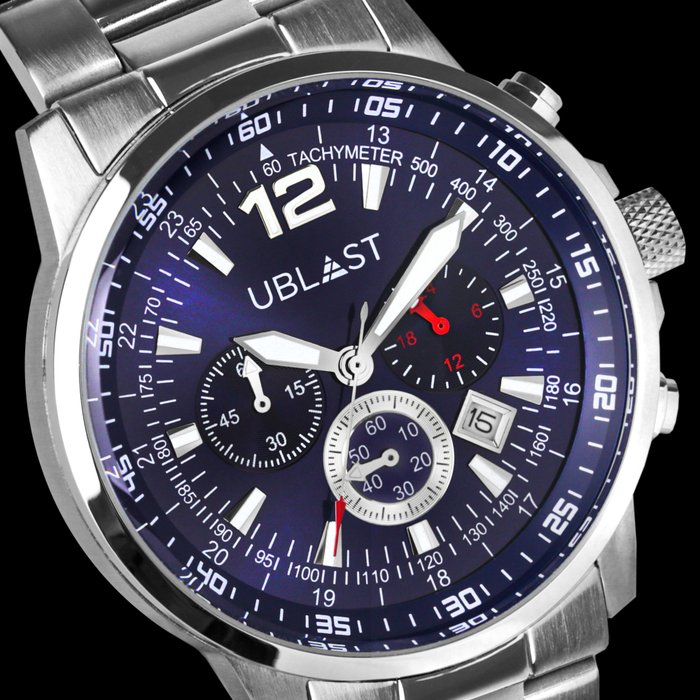 Ublast - " NO RESERVE PRICE " Street Race Chronograph - UBSR43SBU - Ingen mindstepris - Mænd - Ny