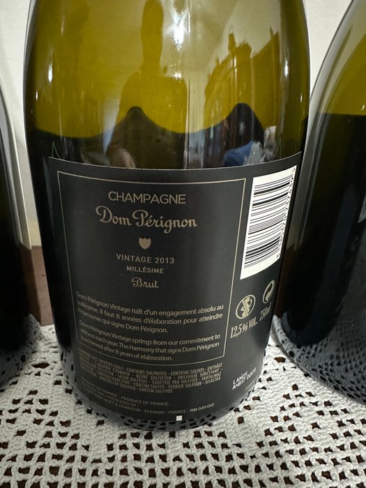 2013 Dom Pérignon, Luminous - Champagne Brut - 3 Flasker (0,75 L)