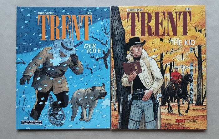 Western "Trent", "Die Daltons" (originalverpackt) - "Der Tote", "The Kid", "Wenn abends die Lampen leuchten...", "Der erste Tote" u.a. - 5 Album