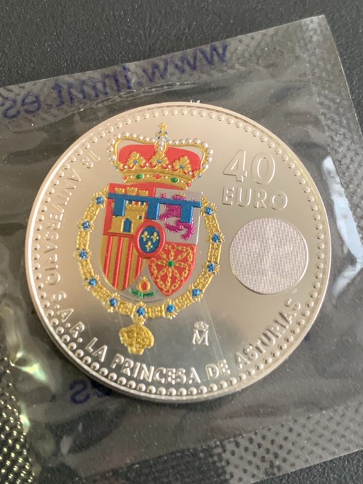 Spanien. 40 Euro 2023 "Princesa Leonor"  (Ingen mindstepris)