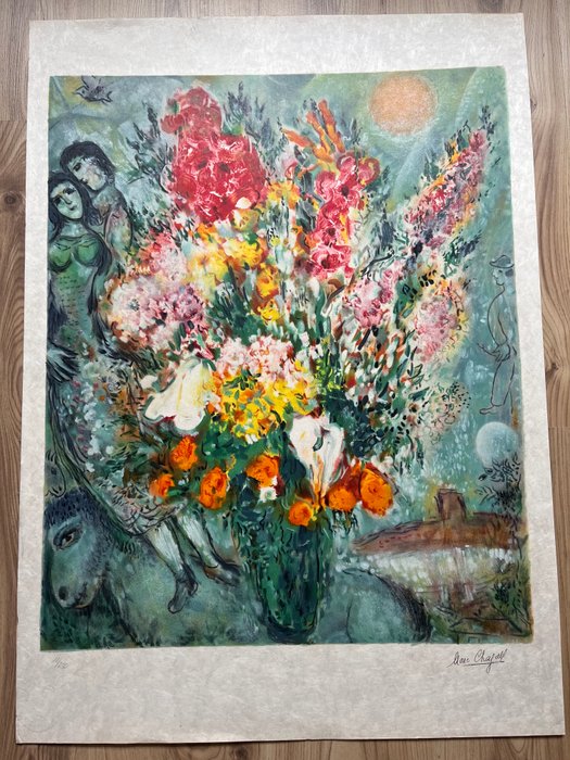 Marc Chagall (1887-1985) - Bouquet de fleurs