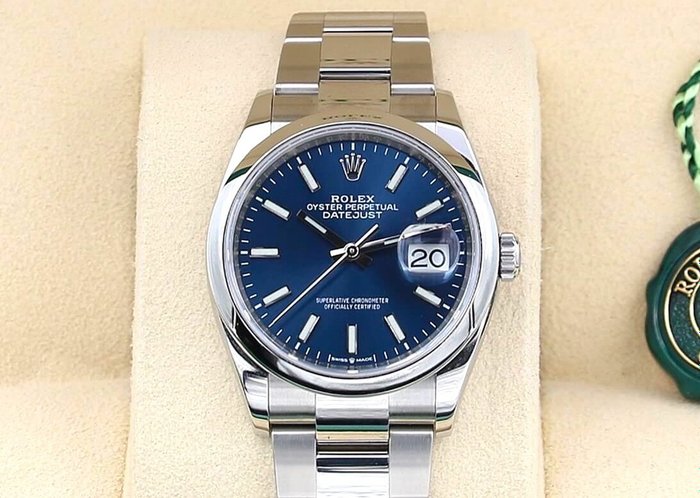 Rolex - Oyster Perpetual Datejust 36 'Blue Dial' - 126200 - Unisex - 2011-nu