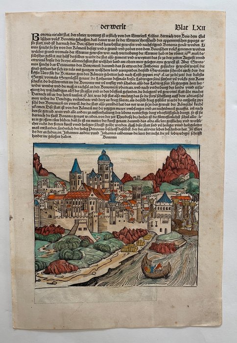 Hartmann Schedel / Michael Wolgemut/ Wilhelm Pleydenwurff - The Nuremberg Chronicle (Liber Chronicarum) - 1493