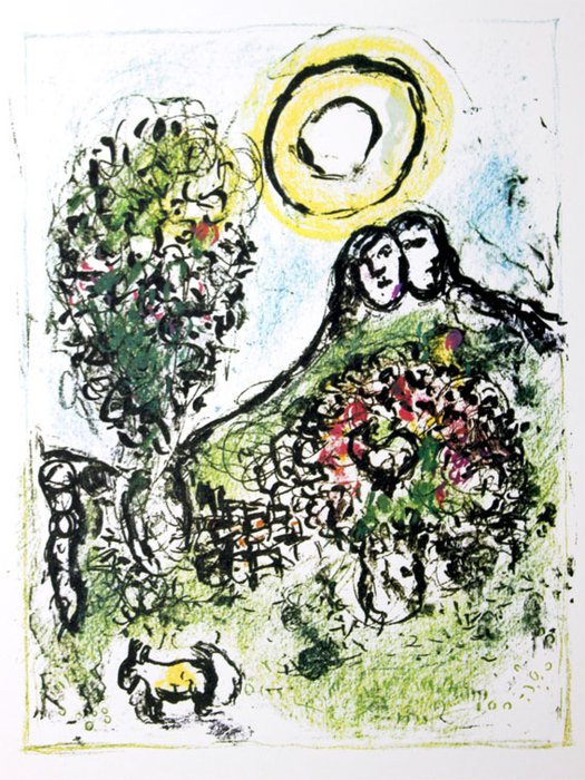 Marc Chagall (after) - Le Baou de St-Jeannet