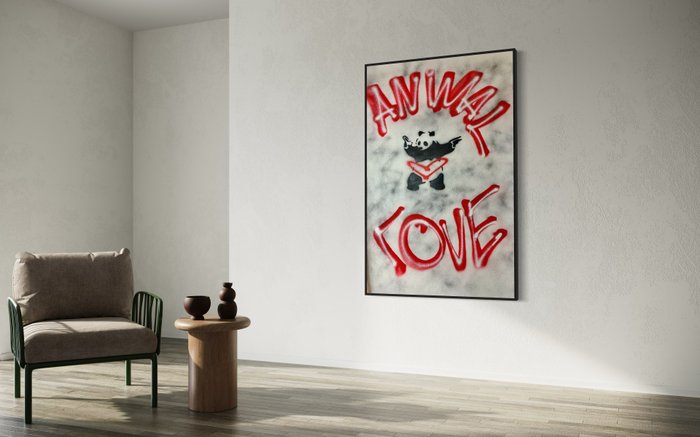 Timo Wedell (1994) - Animal Love like Banksy - XXL