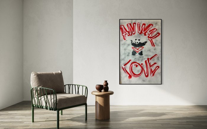 Timo Wedell (1994) - Animal Love like Banksy - XXL