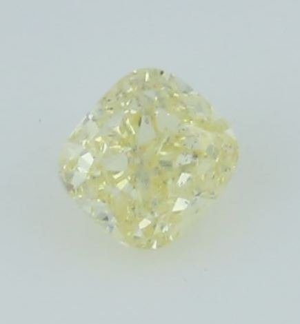 1 pcs Diamant  (Natur)  - 0.38 ct - Pude - SI2 - International Gemological Institute (IGI) - Fancy lysegul