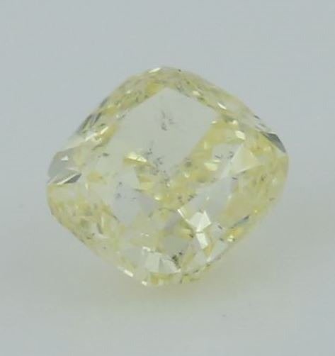 1 pcs Diamant  (Natur)  - 0.38 ct - Pude - SI2 - International Gemological Institute (IGI) - Fancy lysegul