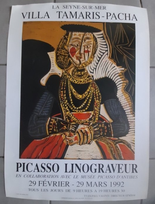 Picasso (after) - Picasso linograveur - 1992