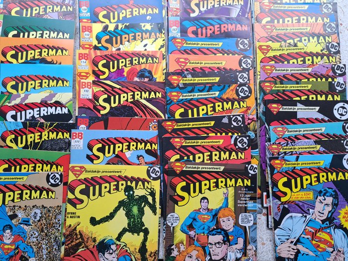 Superman Baldakijn 0 t/m 118 (-5877103) - Diverse nummers - zie beschrijving - 116 Album - Første udgave - 1984/1996