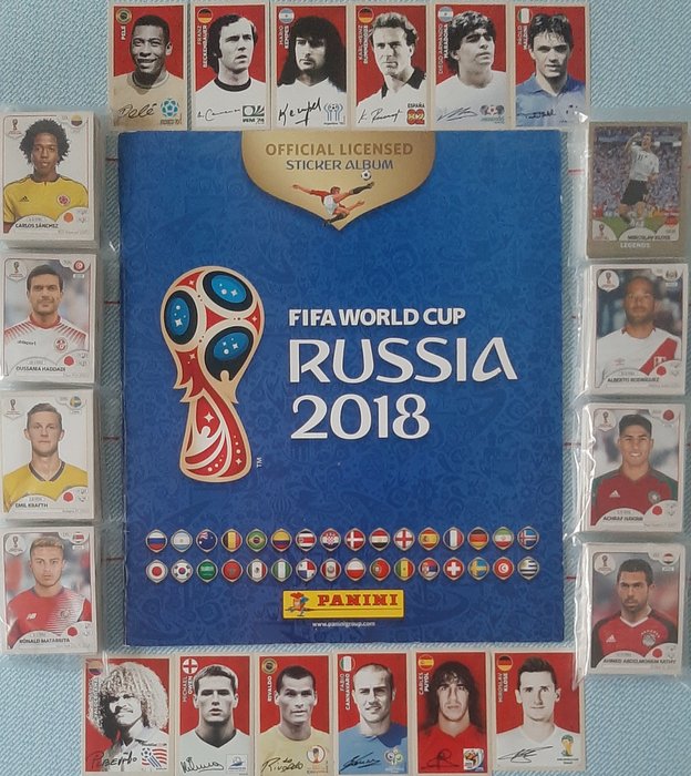 Panini - Russia 2018 World Cup - 1 Empty album + complete loose sticker set