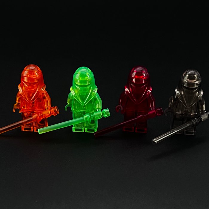 Lego - Star Wars - Lego Star Wars - Imperial Guard Transparent Lot - 4x - 2000-2010 - Danmark