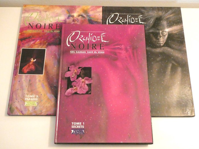 Orchidée Noire T1 à T3 - Série complète - 3x C - 3 Album - Første udgave - 1989/1990