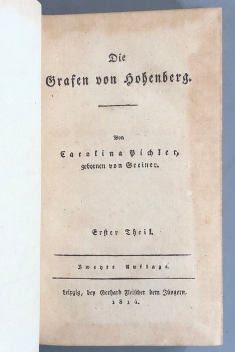 Carolina Pichler - Die Grafen von Hohenberg - 1814