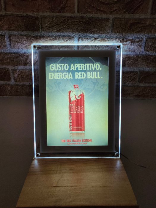 Insegna retroilluminata a led - Red Bull - Tegn - Plast