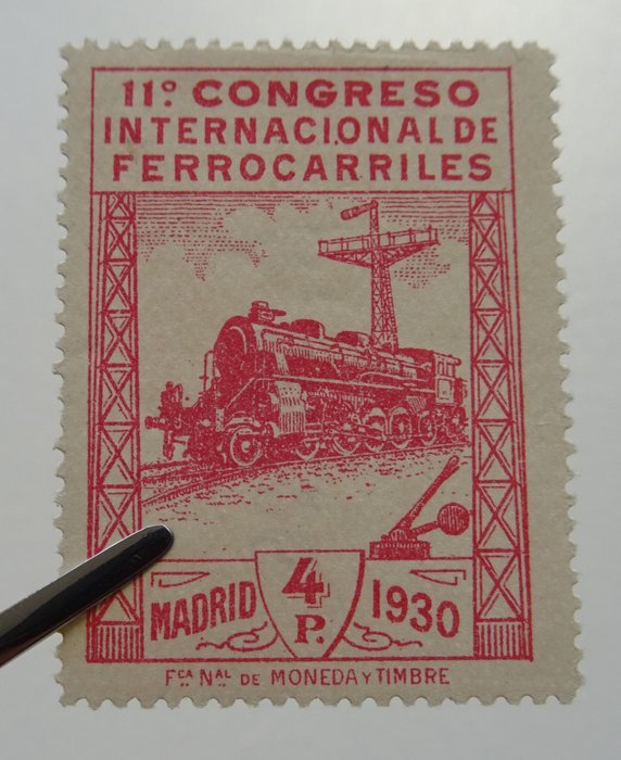 Spanien 1930 - Jernbanekongres, serie af frimærker + luftpost + ekspres - Michel: 444/463