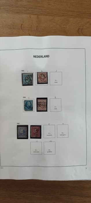 Holland og oversøisk 1852/1971 - Samling i Davo album