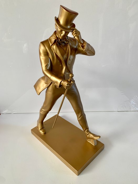 Johnnie Walker Whisky Striding Man Copper Reklame figur - Plast - 1990-2000