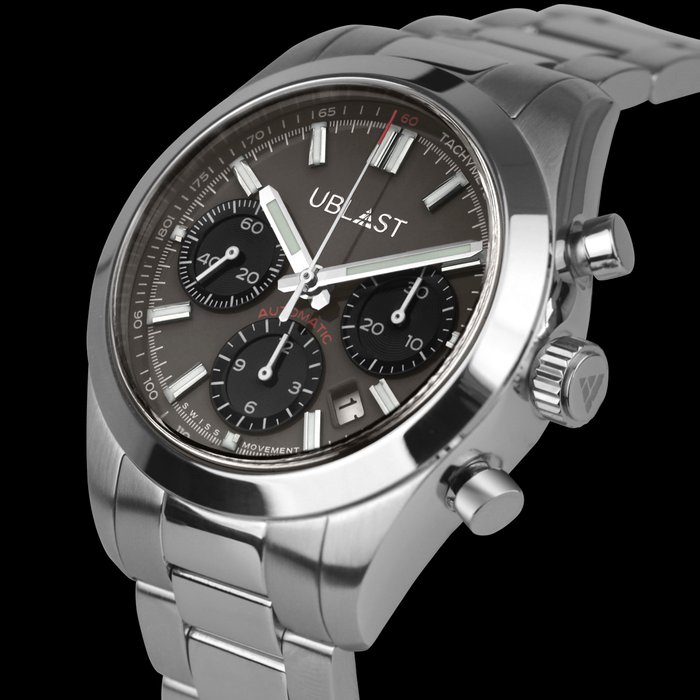 Ublast - Air Prince Automatic Chronograph - REFUBAPCH40GR - Swiss MOVT - Mænd - Ny