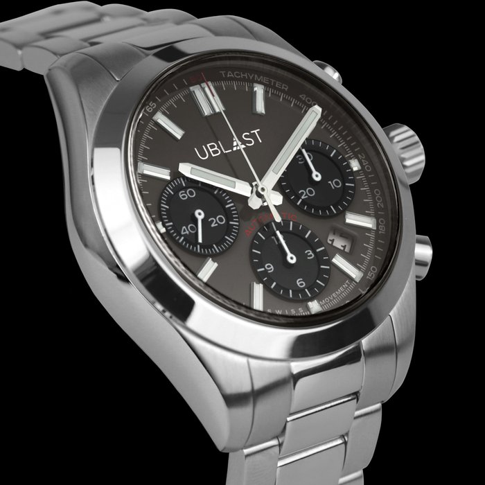 Ublast - Air Prince Automatic Chronograph - REFUBAPCH40GR - Swiss MOVT - Mænd - Ny