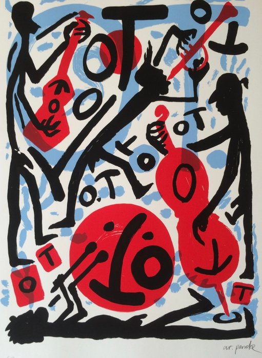 A.R. Penck (1939-2017) - Jazz Musikanten