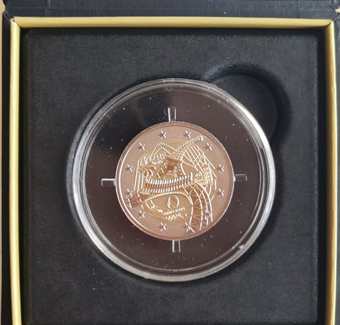 Frankrig. 2 Euro 2024 "La Tour Eiffel Danse - Polissage Inversée" Proof  (Ingen mindstepris)