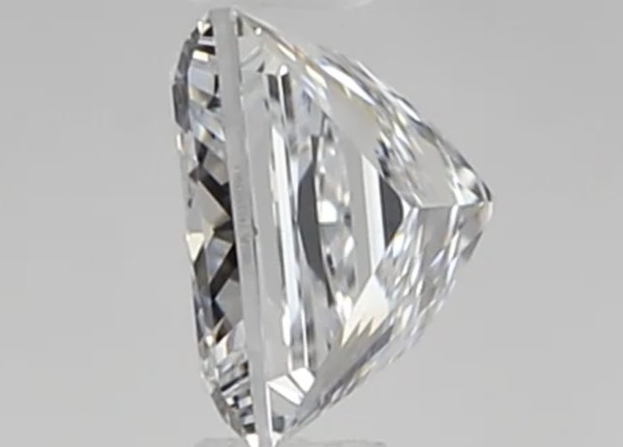 1 pcs Diamant  (Natur)  - 0.40 ct - Kvadrat - D (farveløs) - VS1 - Gemological Institute of America (GIA)