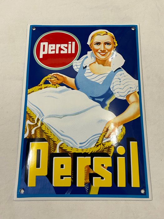 Emaljeskilt - Persil - Emalje