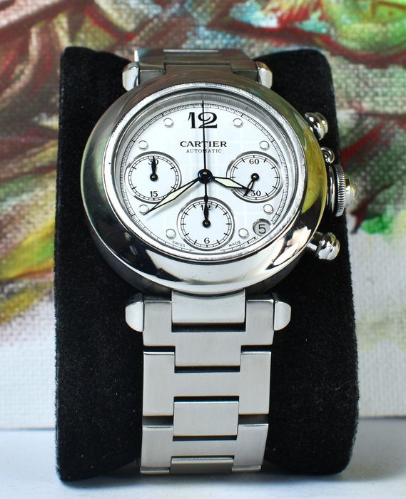 Cartier - Pasha - C Chronograph - 2412 - Unisex - 2000-2010