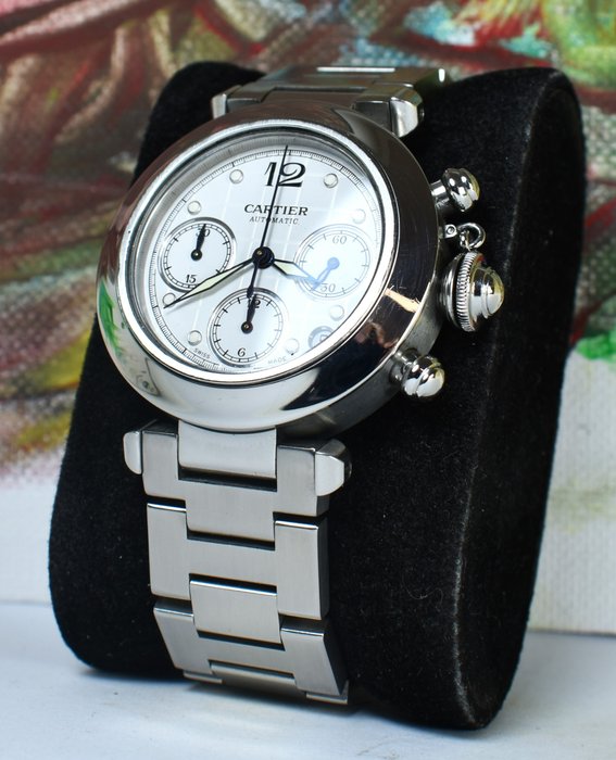 Cartier - Pasha - C Chronograph - 2412 - Unisex - 2000-2010