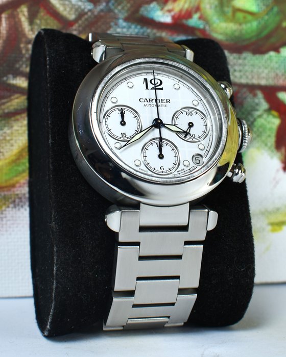 Cartier - Pasha - C Chronograph - 2412 - Unisex - 2000-2010