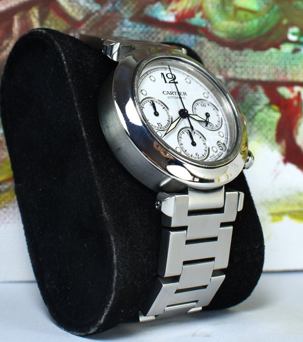 Cartier - Pasha - C Chronograph - 2412 - Unisex - 2000-2010