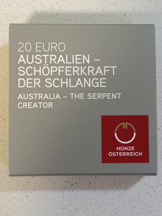 Østrig. 20 Euro 2020 "The Serpent Creator" Proof  (Ingen mindstepris)