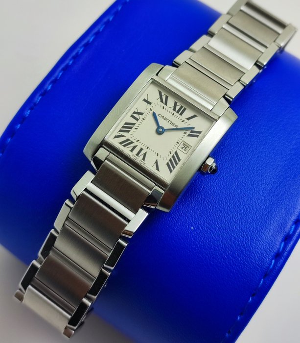 Cartier - Tank Française - Ref. 2465 - Kvinder - 2000-2010