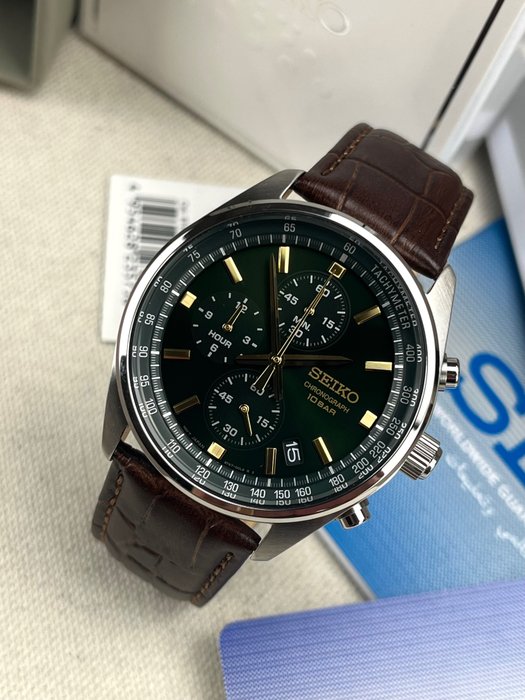 Seiko - Chronograph Date - SSB385P1 - Ingen mindstepris - Mænd - 2011-nu