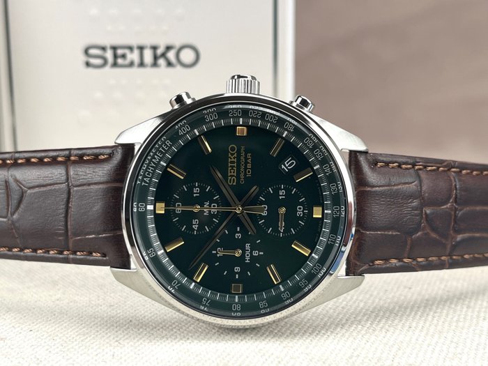 Seiko - Chronograph Date - SSB385P1 - Ingen mindstepris - Mænd - 2011-nu