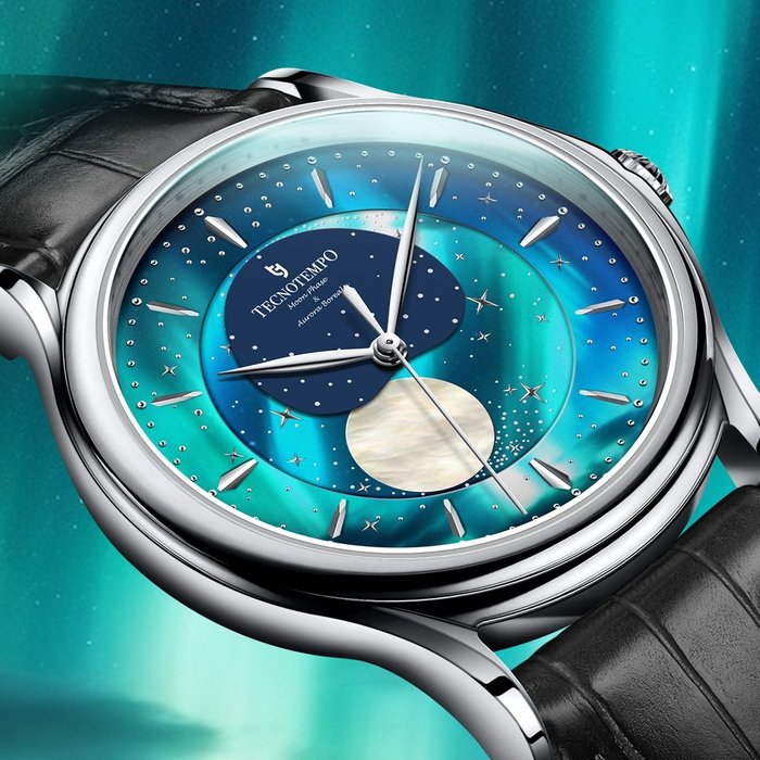 Tecnotempo - "Moon Phase  Aurora Borealis" Special Edition - Ingen mindstepris - TT.50MP.ARB - Mænd - 2011-nu