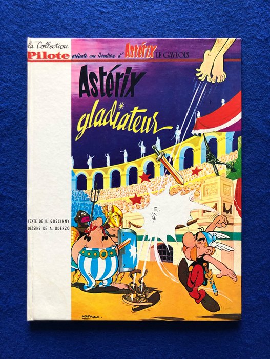 Asterix T4 - Astérix Gladiateur - C - 1 Album - Genoptryk - 1964