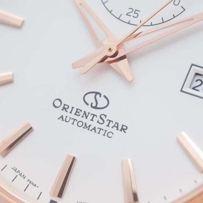 Orient Star - Ingen mindstepris - RE-AU0401S00B - Mænd - Contemporary Basic Date Hvid Sølv Ur - Splinterny