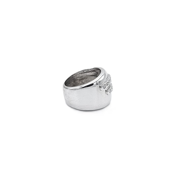 Recarlo - Ring - 18 kraat Hvidguld -  0.08ct. tw. Diamant