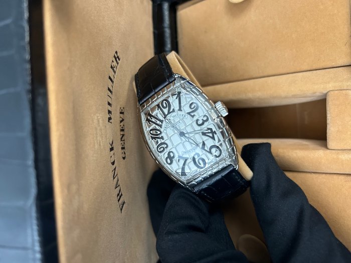 Franck Muller - Cintrée Curvex Casablanca Iron Croco - 7880 - Mænd - 2000-2010