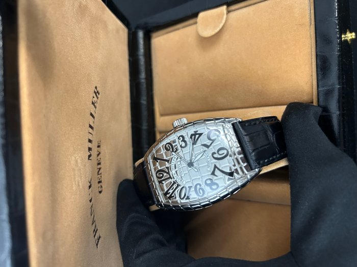 Franck Muller - Cintrée Curvex Casablanca Iron Croco - 7880 - Mænd - 2000-2010