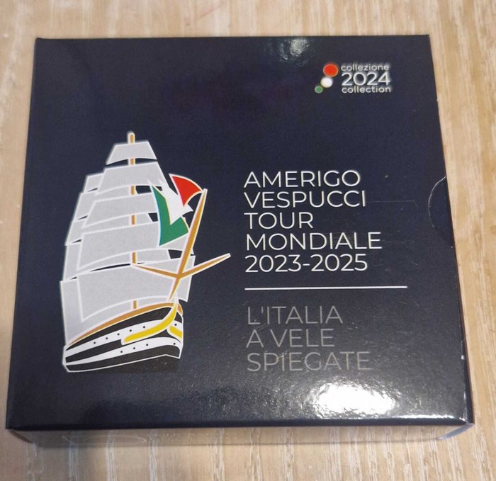 Italien. 5 Euro 2024 Giro del mondo della nave Amerigo Vespucci  (Ingen mindstepris)