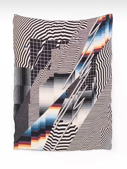 Felipe Pantone (1986) - Tæppe  - 137 cm - 183 cm - OPTICHROMIE 137 KASTE B