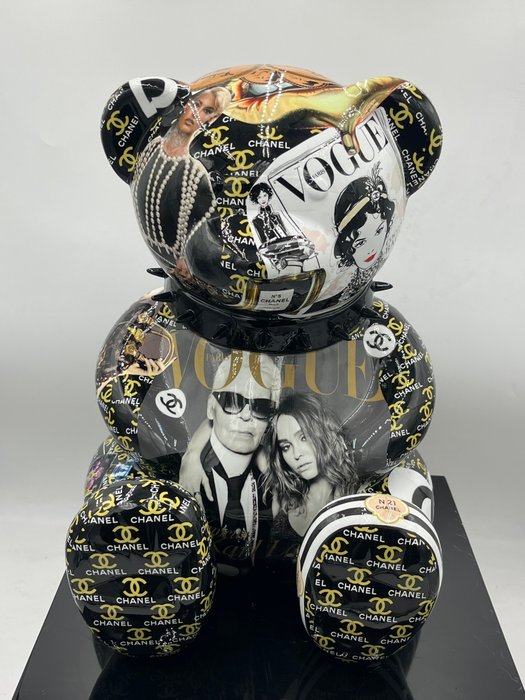 Naor - Bear pop art  Lagerfeld