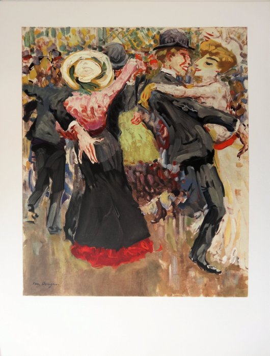 Kees Van Dongen (1877-1968) - Danse au Moulin de la Galette