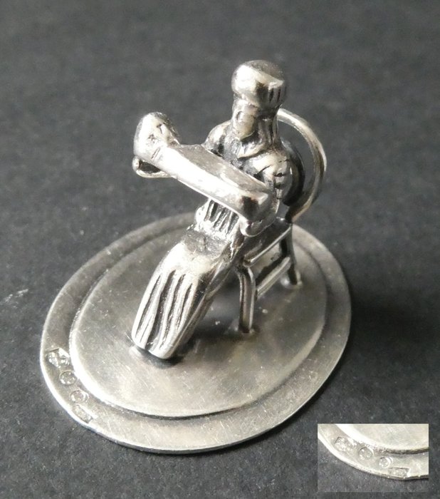 Miniature figur  (3) - .835 sølv