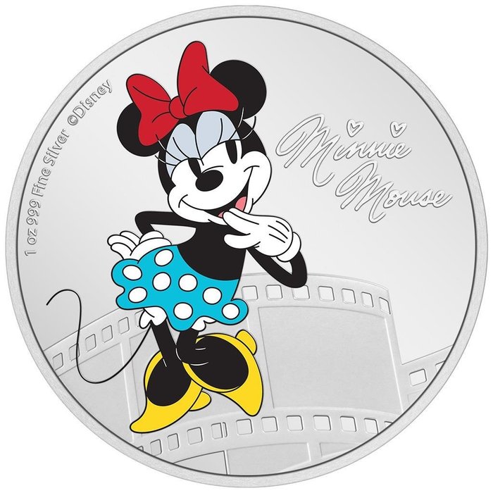 Niue 2 Dollars 2023 Minnie Mouse™ 1 Oz (999)