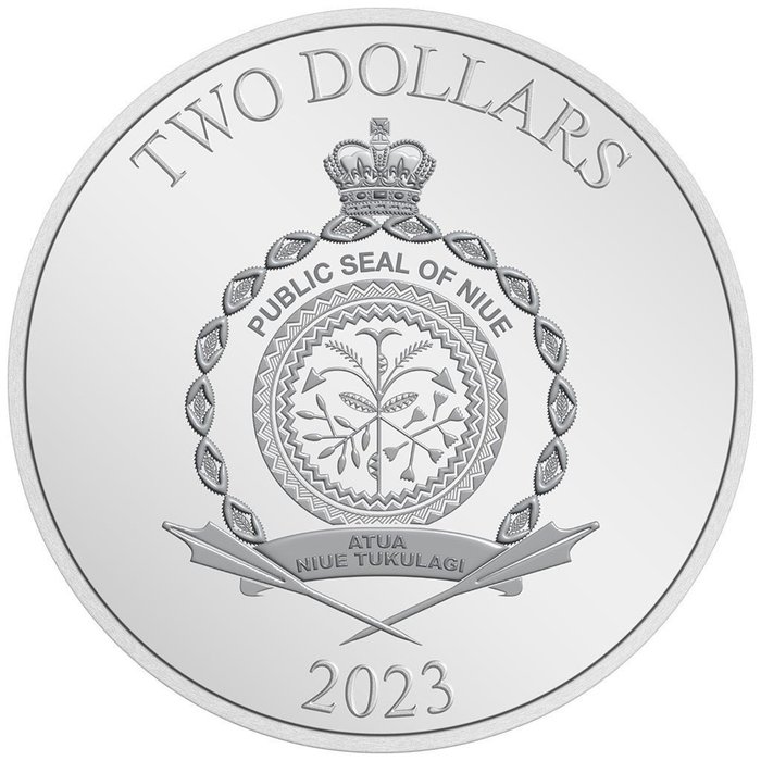 Niue 2 Dollars 2023 Minnie Mouse™ 1 Oz (999)